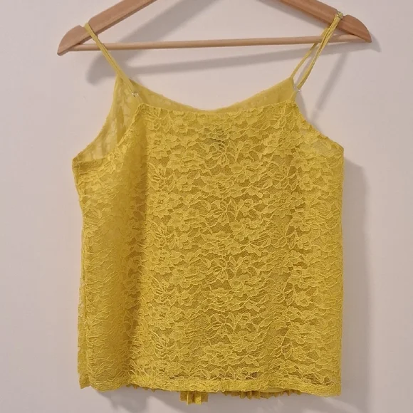 Ann Taylor Yellow Lace Camisole - Picture 3 of 4